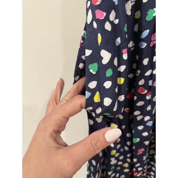 J. Crew Ratti Happy Cat Print Tie Sleeve Midi Sundress Size 4 - Picture 5 of 12